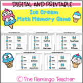 Ice Cream Math Memory Game: Make Ten and Ones (First Grade