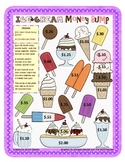 Ice Cream Money Bump Math Station Game