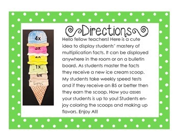 Improving Ice Cream Algebra Article for Students