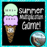 Ice Cream Multiplication (Times Tables) Game
