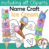 Ice Cream Name Craft - Back to School