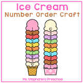 Ice Cream Number Order Craft $DOLLAR DEAL!