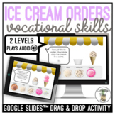 Ice Cream Orders Drag and Drop Google Slides Activity