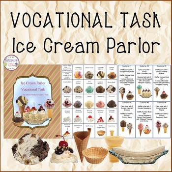 Preview of VOCATIONAL TASK Ice Cream Parlor