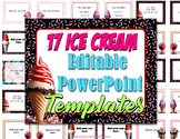 Ice Cream PowerPoint Templates for Back to School or Class