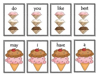 Ice Cream Sentence Scramble by Danielle Mitchell | TpT