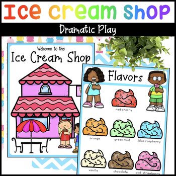 Preview of Ice Cream Shop Dramatic Play