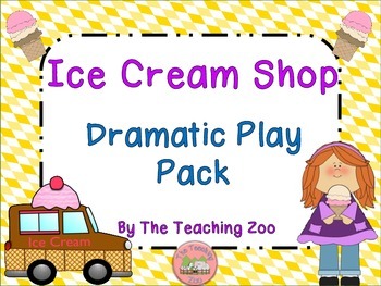 Preview of Ice Cream Shop Dramatic Play Pack