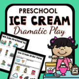 Ice Cream Shop Dramatic Play Preschool Pretend Play Pack