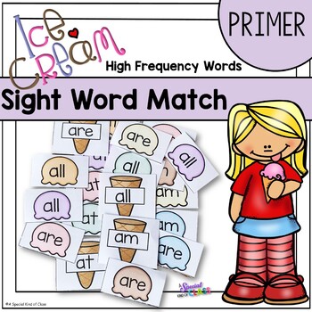 Ice Cream Sight Words Game (Learning Activity)