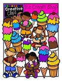 Ice Cream Summer Kids Clipart {Popsicles and Ice Cream Cones}