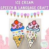 Ice Cream Summer Speech & Language Craft for Articulation 