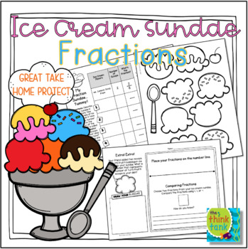 Preview of Ice Cream Sundae Fractions