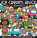 Ice Cream Truck Clipart {ice cream kids clipart}