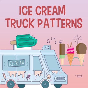Preview of Ice Cream Truck Patterns BOOM Cards