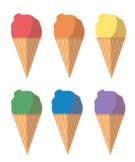 Ice Cream Truck Patterns, Number and Colors