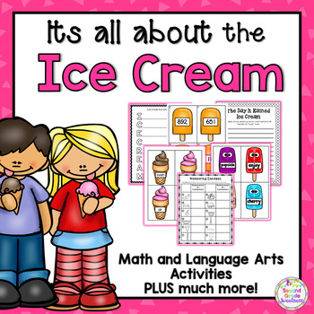 Preview of Ice Cream End of the Year Activities | Summer Activities