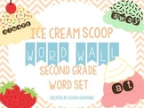 Ice Cream Scoop Word Wall Set {Second Grade}