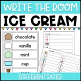 Ice Cream Write the Room | Differentiated