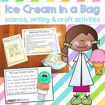 Preview of Ice Cream in a Bag Science Lab and How To Writing {cooking in the classroom}