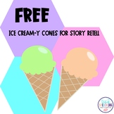 FREE Ice Cream-y Cones for Story Retell