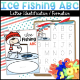 Ice Fishing ABC Winter Letter Identification Activity