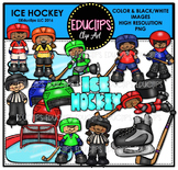 Ice Hockey Clip Art Bundle {Educlips Clipart}