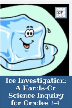 Preview of Hands-On Science Ice Investigation for Grades 3-4 that Uses Ice Cubes