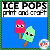 Popsicle Craft Activity and Creative Writing