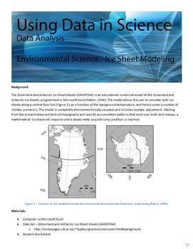 Preview of Environmental Science - Ice Sheet Modeling