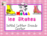 Ice Skates Initial Letter Sounds Center