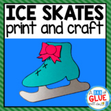 Ice Skate Template, Paper Craft Activity and Creative Writing