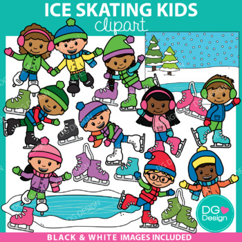 ice skating clipart