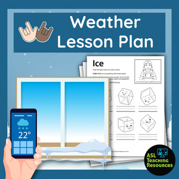 Preview of Ice Worksheets – Ice Matching Counting Writing Activities – Sign Language