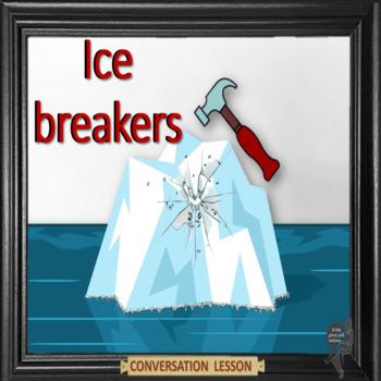 Preview of Ice breakers - adult ESL conversation lesson in PowerPoint format