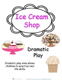 Ice cream Shop Dramatic Play