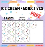 Ice cream Summer game Spot it!/ Dobble cards FREE