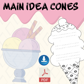 Preview of Ice cream cone main idea
