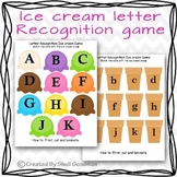 Ice cream letter Recognition game
