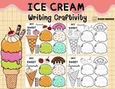 Ice cream writing craft |End of Year | summer craft|Summer