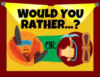 Would You Rather Powerpoint Worksheets Teaching Resources Tpt - roblox would you rather script