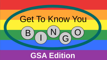 Preview of Icebreaker Bingo - GSA Edition
