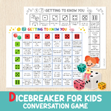 Icebreaker Game, Dicebreaker Questions, Get To Know You, C