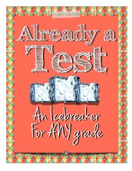 Preview of Icebreaker "Already a Test!" Get to Know Your Teacher