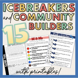 Icebreakers and Community Builders for Middle and High School