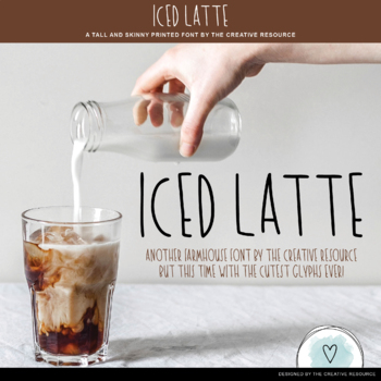 Preview of Iced Latte Farmhouse Styled Font