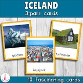 Iceland Montessori 3-part Cards