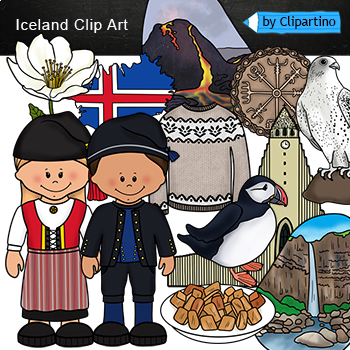 Preview of Iceland clip art