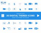 Icon Bundle Pack | 30 Icons | Icon Vector Pack | Vector Ic