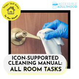 Miscellaneous Cleaning Chores Life Skills Cards with Icon-